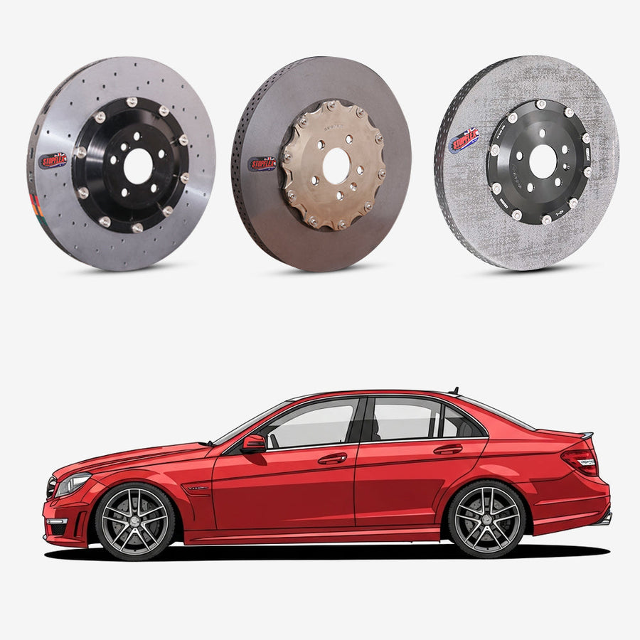 2008-2015 Mercedes-AMG C63 (W204/S204/C204) Carbon Ceramic Brake Kit