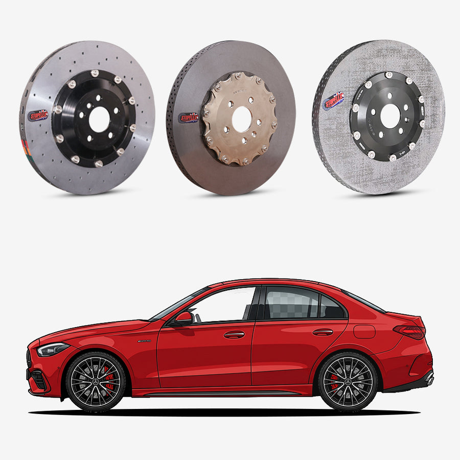2023-2026+ Mercedes-AMG C63 S / C43 (W206/S206) Carbon Ceramic Brake Kit