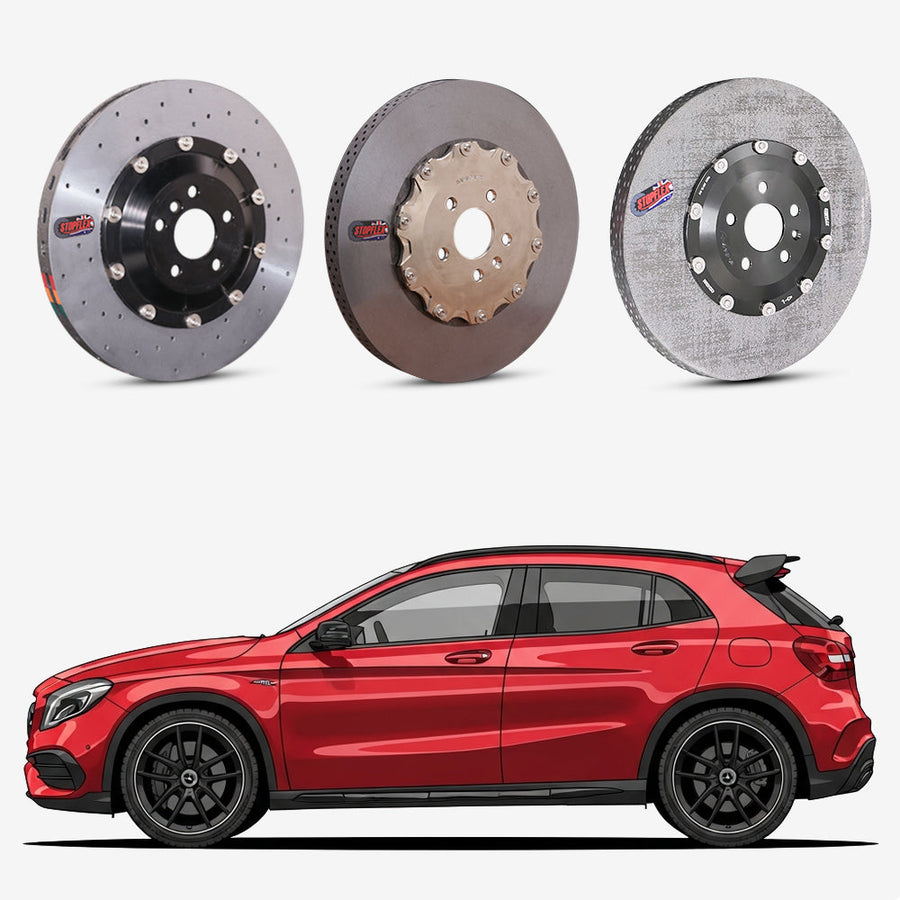 2014-2019 Mercedes-AMG GLA45 (X156) Carbon Ceramic Brake Kit
