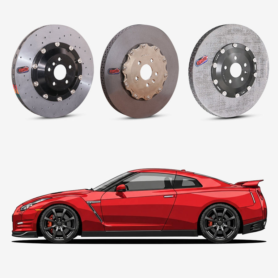 2008-2025 Nissan GT-R (R35) Carbon Ceramic Brake Kit
