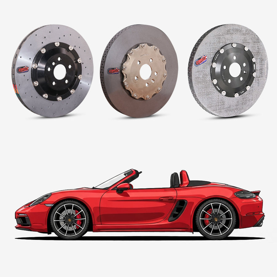 2017-2026+ Porsche 718 Boxster (982) / S / GTS / Spyder RS Carbon Ceramic Brake Kit