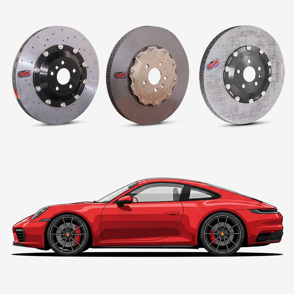 ポルシェカレラ911 ブレーキキャリパー純正4個セット ポルシェ911（992）カレラ GTS カーボンセラミックブレーキキット