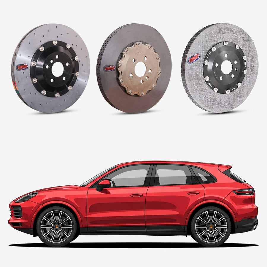 2019-2026+ Porsche Cayenne (9Y0) / S / E-Hybrid Carbon Ceramic Brake Kit