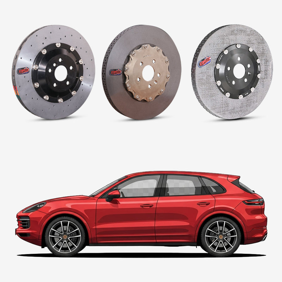 2019-2026+ Porsche Cayenne (9Y0) GTS / Turbo / Turbo E-Hybrid Carbon Ceramic Brake Kit