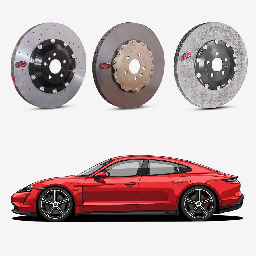 2020-2026+ Porsche Taycan Turbo / S / Turbo GT Carbon Ceramic Brake Kit