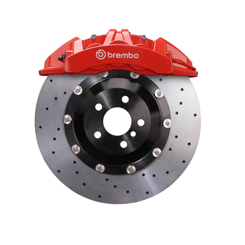 Installed StopFlex CCB kit for 2023-2026+ Zeekr 009 with Brembo FA082 Forged 8-Piston Caliper