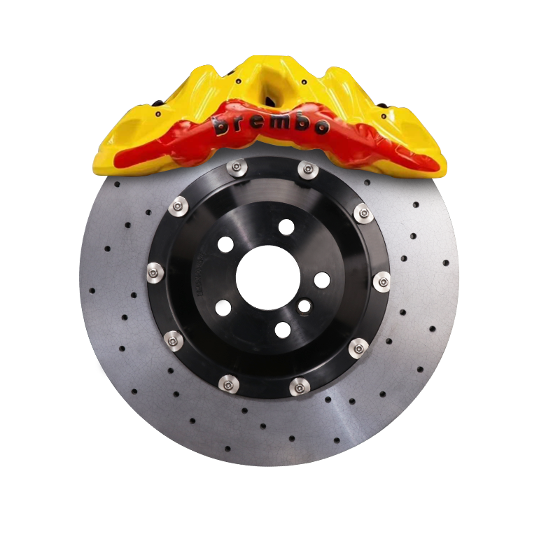 Installed StopFlex CCB kit for 2022-2026+ Mercedes-Maybach S580 / S680 (Z223) with Brembo GT BM8 8-Piston Caliper