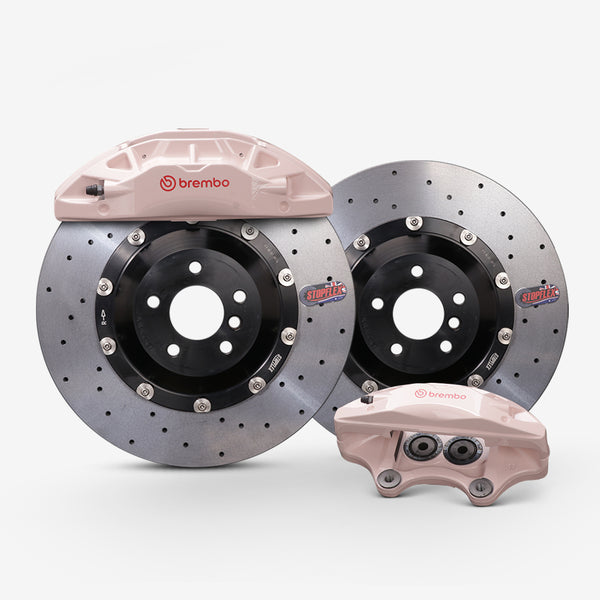 Brembo X-Style FA032 4-Piston Caliper with StopFlex Carbon Ceramic Brake Disc Kit