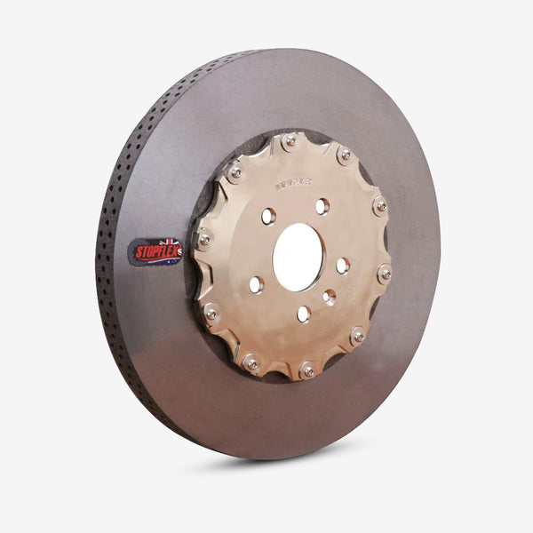 A full view of the StopFlex rotor for track-day use.