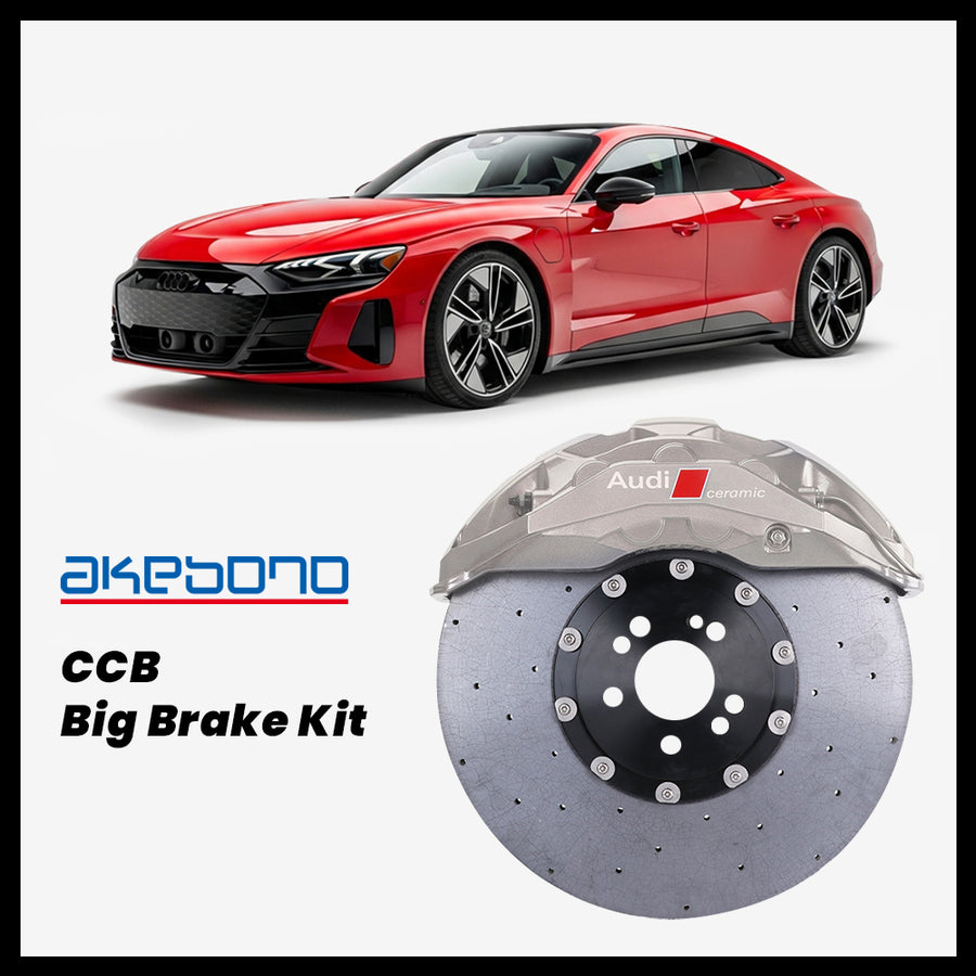 Audi e-tron GT / RS e-tron GT Akebono OEM Audi RS 10-Piston (10N) Caliper with 420mm CCB carbon ceramic brake rotor