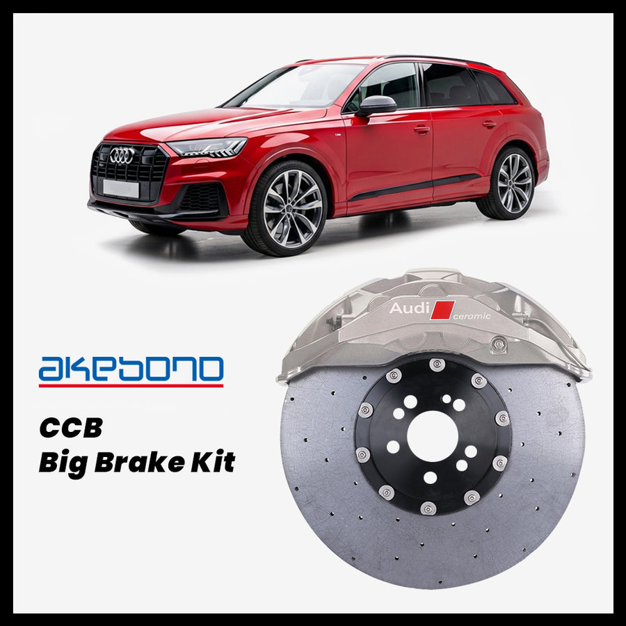 Audi Q7 / SQ7 (4M) Akebono OEM Audi RS 10-Piston (10N) Caliper with 420mm CCB carbon ceramic brake rotor