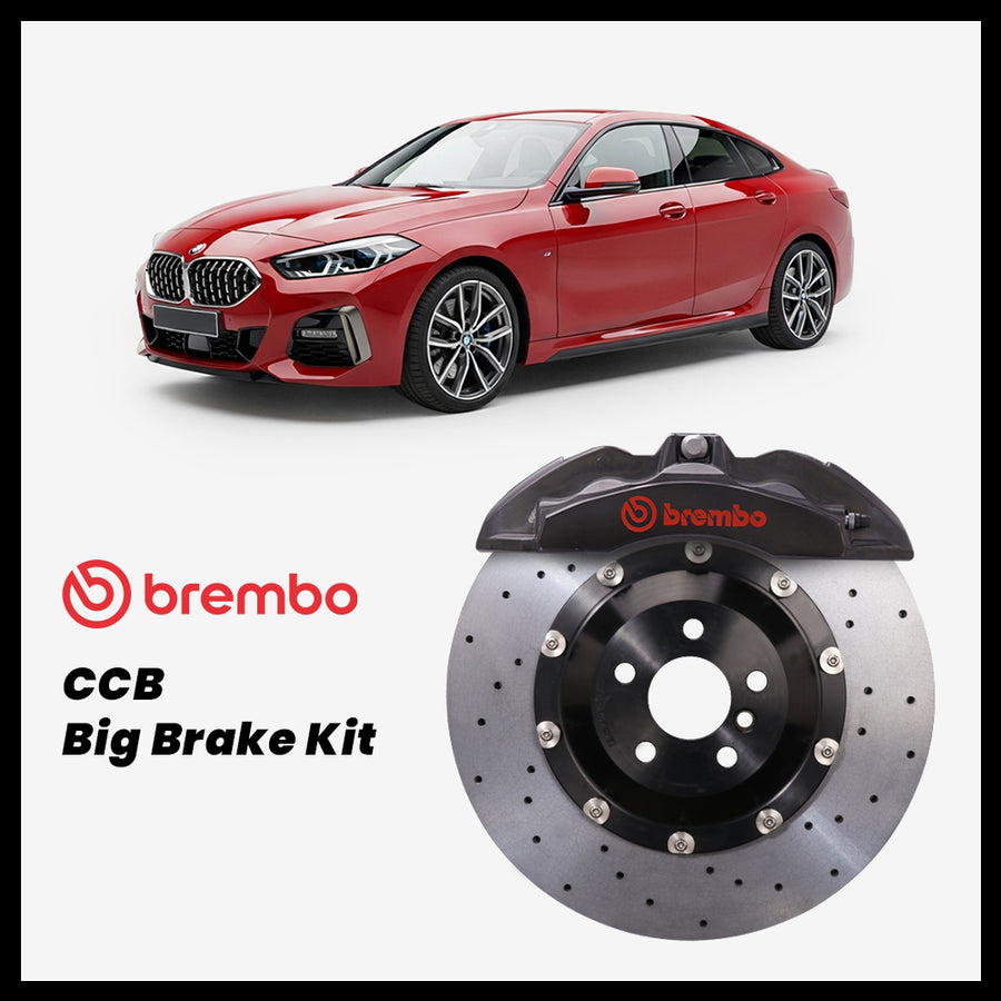 BMW 220i / 228i / M235 Gran Coupé (F74/F78) Brembo OEM Ford Shelby GT500 Mustang 6-Piston Caliper with 380mm CCB brake rotor