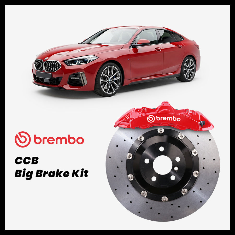 BMW 220i / 228i / M235 Gran Coupé (F74/F78) Brembo GT6 6-Piston Caliper with 380mm CCB carbon ceramic brake rotor
