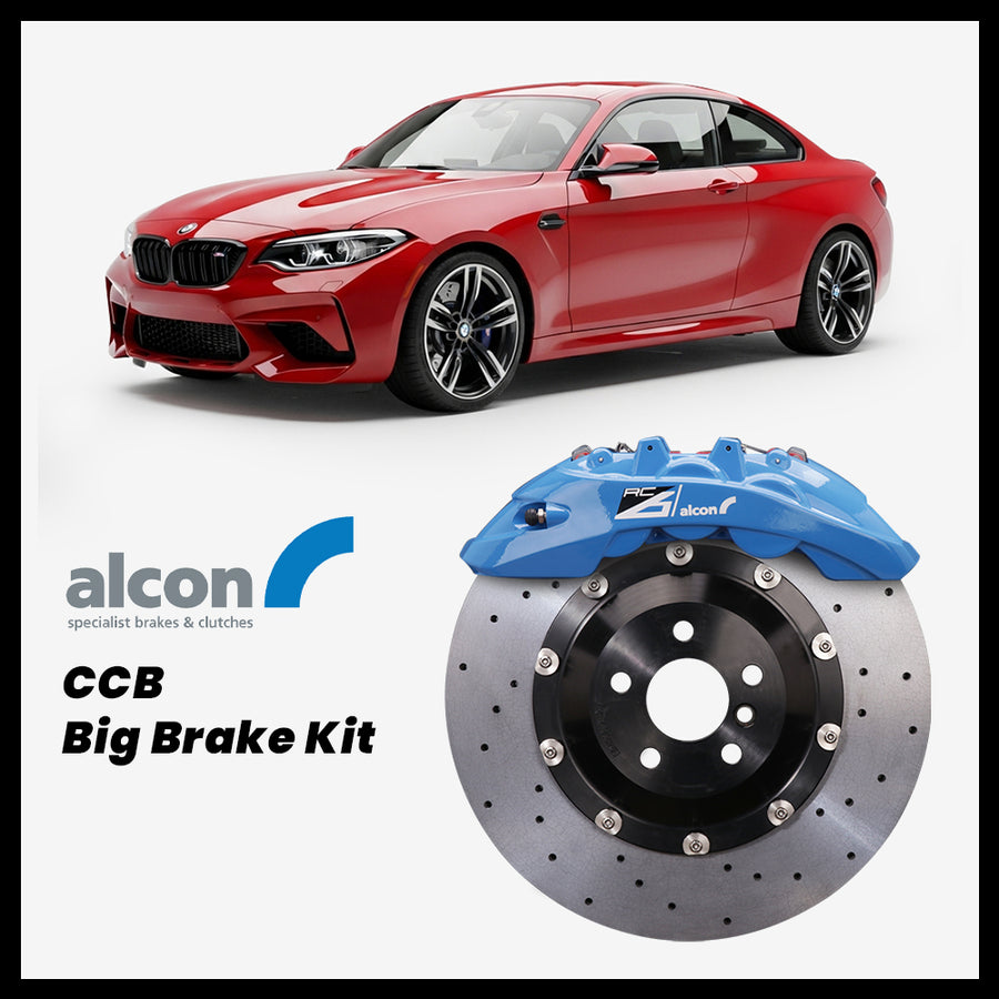 BMW 218i / 220i / 228i / 230i / M235i / M240i / M2 (F22/F23/F87) Alcon RC6 6-Piston Caliper with 380mm CCB brake rotor