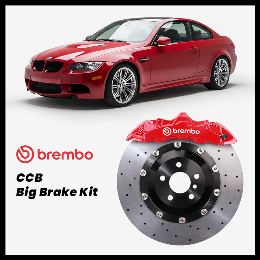 BMW 325i / 328i / 330i / 335i / M3 (E90/E91/E92/E93) Brembo GT6 6-Piston Caliper with 380mm CCB carbon ceramic brake rotor