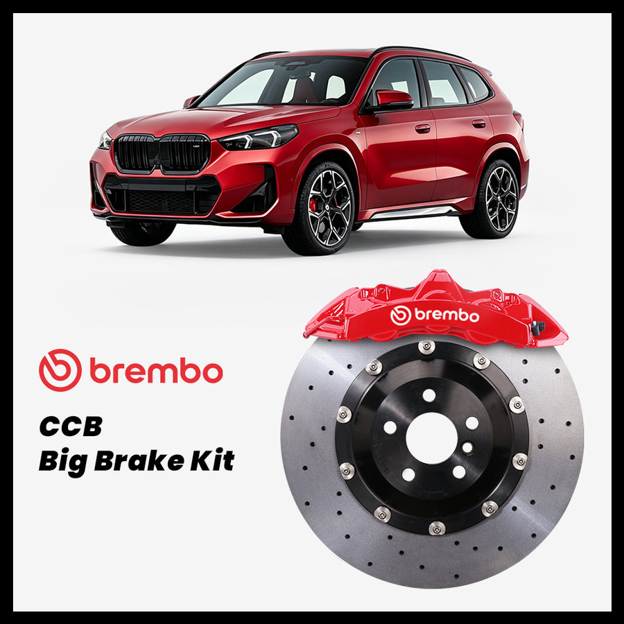 BMW X1 18i / 20i / 28i / M35i (U11) Brembo GT6 6-Piston Caliper with 380mm CCB carbon ceramic brake rotor
