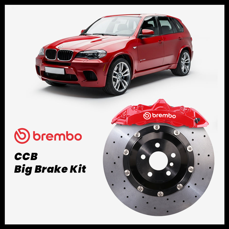 BMW X5 35i / 50i / X5 M (E70) Brembo GT6 6-Piston Caliper with 380mm CCB carbon ceramic brake rotor