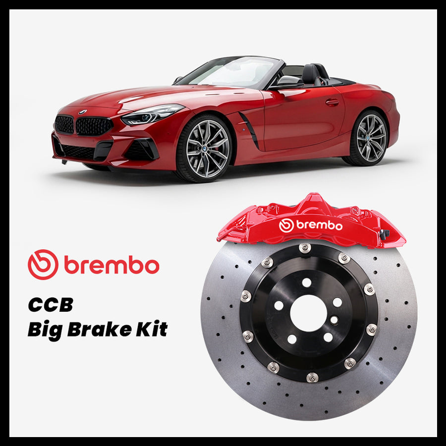 BMW Z4 30i / M40i (G29) Brembo GT6 6-Piston Caliper with 380mm CCB carbon ceramic brake rotor