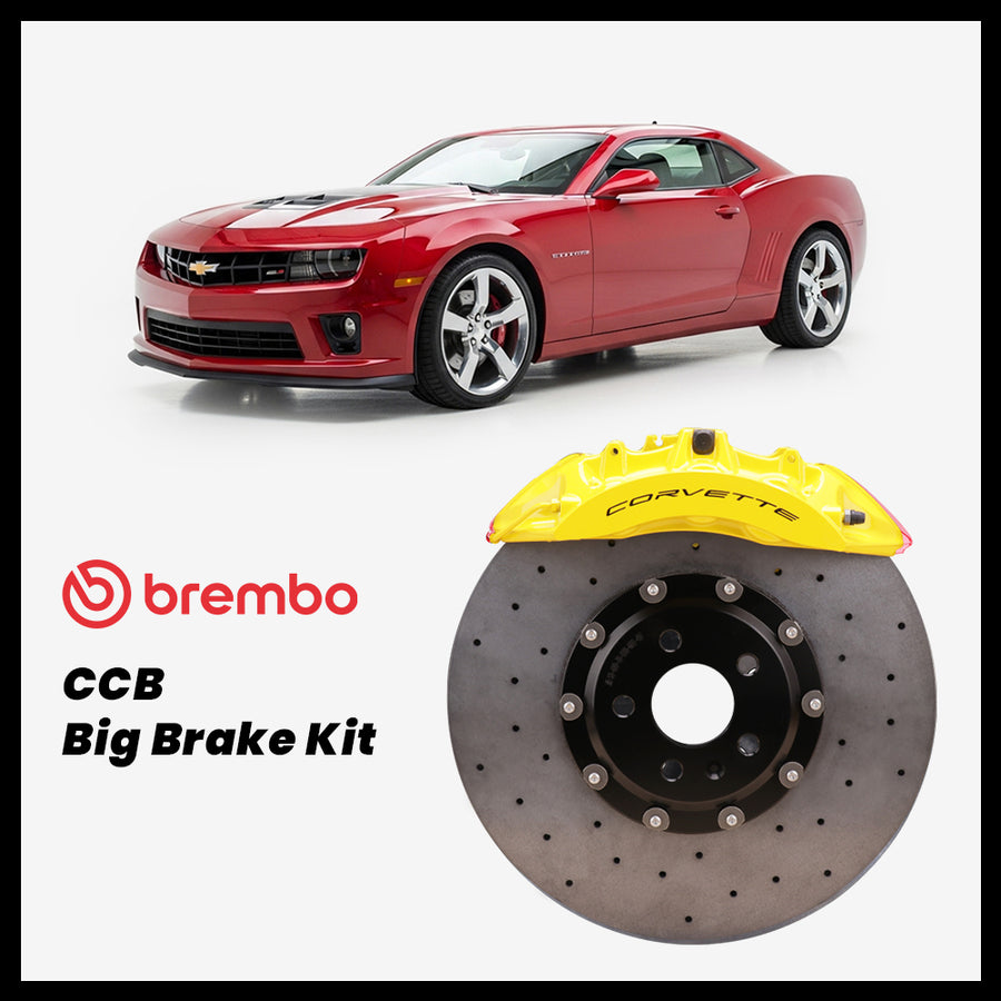 Chevrolet Camaro LS / LT / SS / ZL1 / Z/28 (5th Gen) Brembo OEM Corvette Z06 6-Piston Caliper with 400mm CCB brake rotor