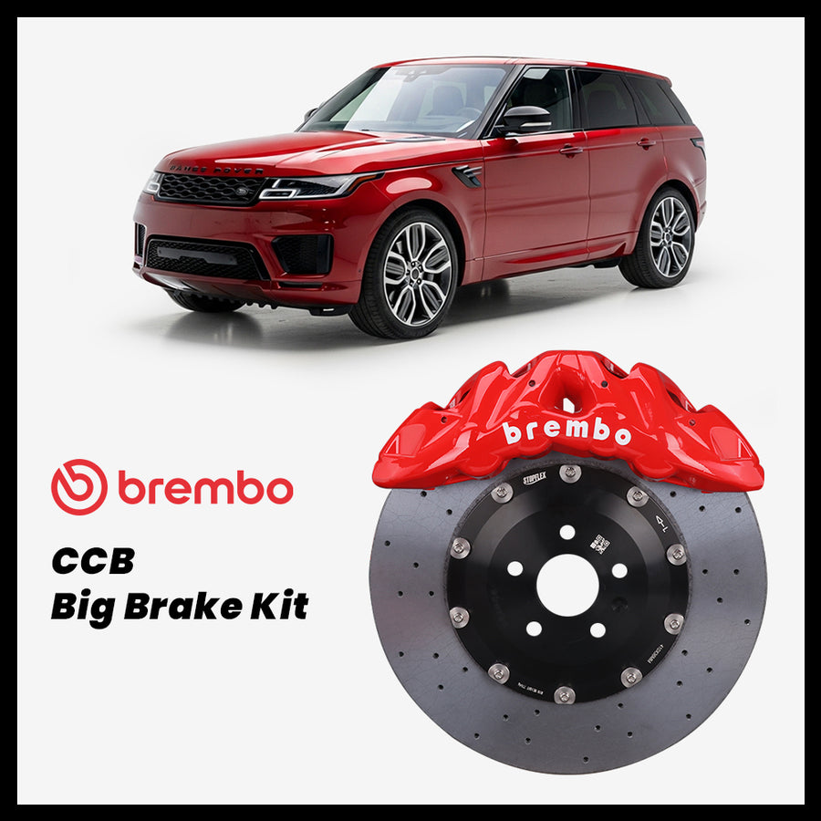 Land Rover Range Rover Sport / SVR / HST / P400e / P525 (L494) Brembo GT | BM8 8-Piston Caliper with 410mm CCB brake rotor