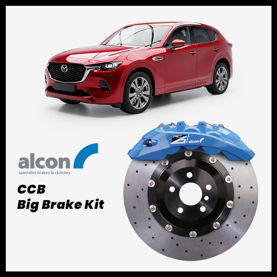 Mazda CX-60 Alcon RC6 6-Piston Caliper with 380mm CCB carbon ceramic brake rotor