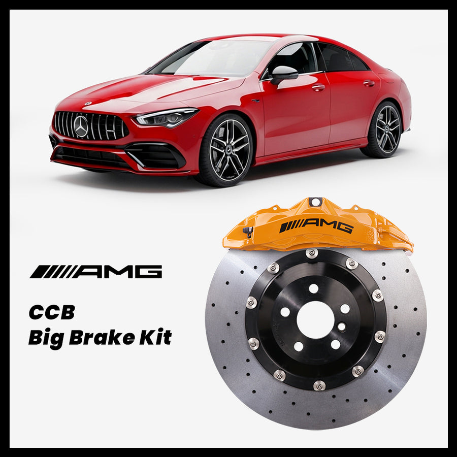 Mercedes-Benz CLA180 / CLA200 / CLA250 / CLA35 / CLA45 / CLA45S (C118/X118) Brembo OEM AMG 6-Piston Caliper with 390mm CCB