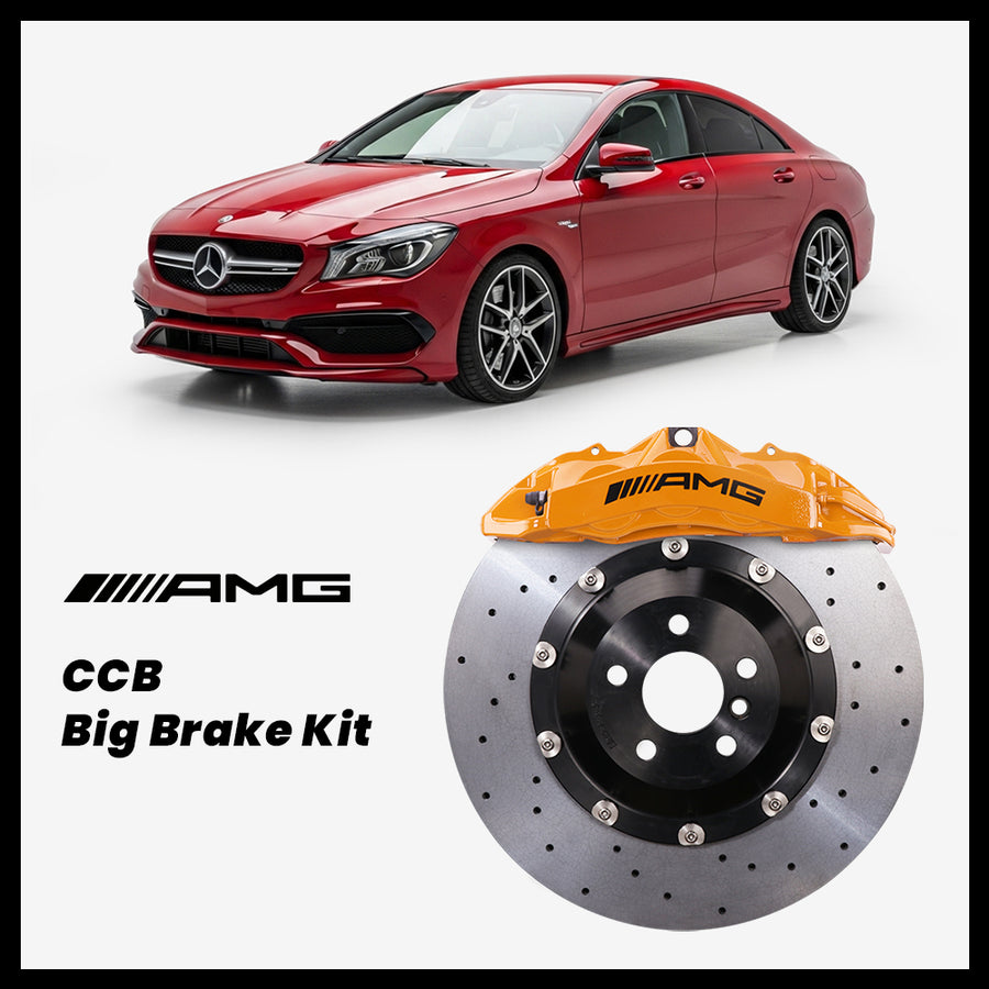 Mercedes-Benz CLA180 / CLA200 / CLA250 / CLA45 (C117/X117) Brembo OEM AMG 6-Piston Caliper with 390mm CCB brake rotor