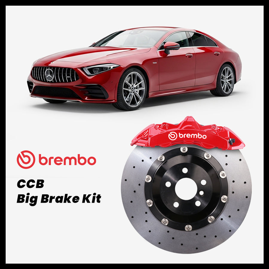 Mercedes-Benz CLS350 / CLS450 / CLS53 (C257) Brembo GT6 6-Piston Caliper with 380mm CCB carbon ceramic brake rotor