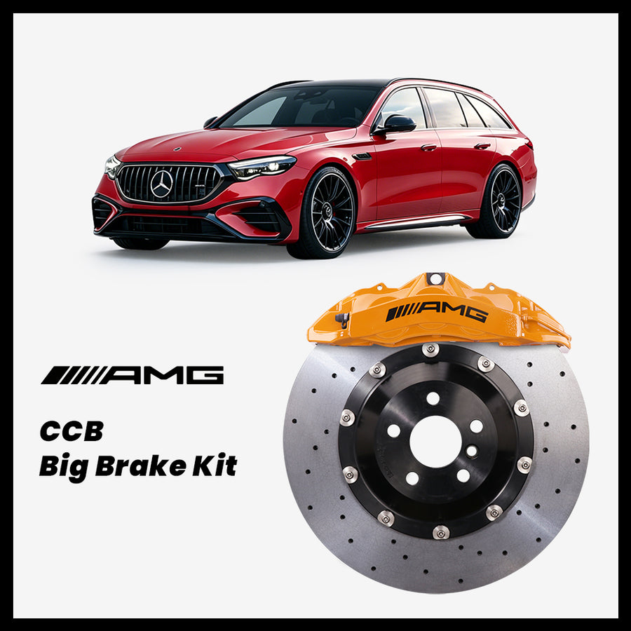 Mercedes-Benz E350 / E450 / E53 (W214/S214) Brembo OEM AMG 6-Piston Caliper with 390mm CCB carbon ceramic brake rotor