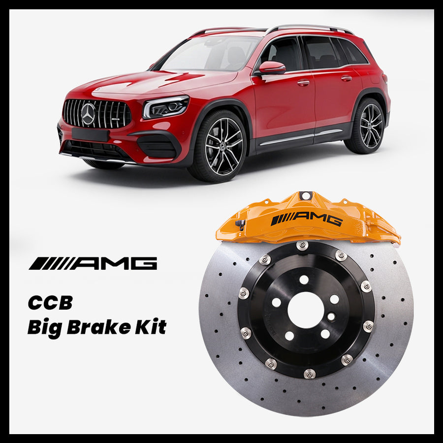 Mercedes-Benz GLB200 / GLB250 / GLB35 (X247) Brembo OEM AMG 6-Piston Caliper with 390mm CCB carbon ceramic brake rotor