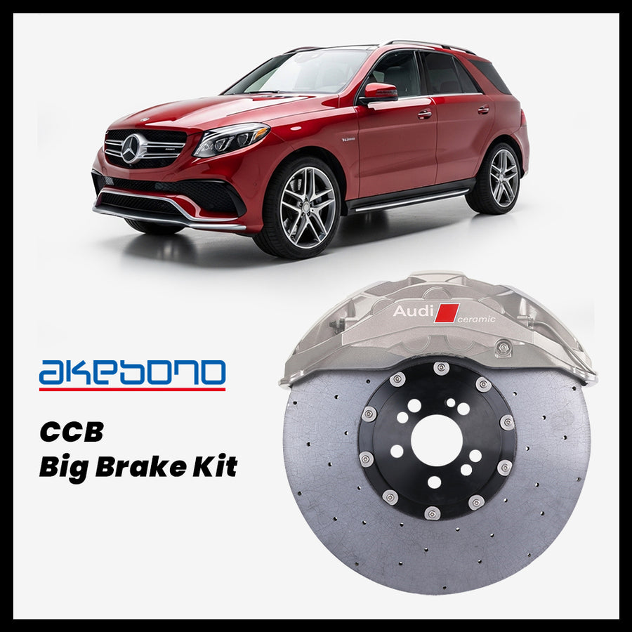 Mercedes-Benz GLE350 / GLE400 / GLE450 / GLE43 / GLE63 / GLE63S (W166/C292) Akebono OEM Audi RS 10-Piston (10N) Caliper with
