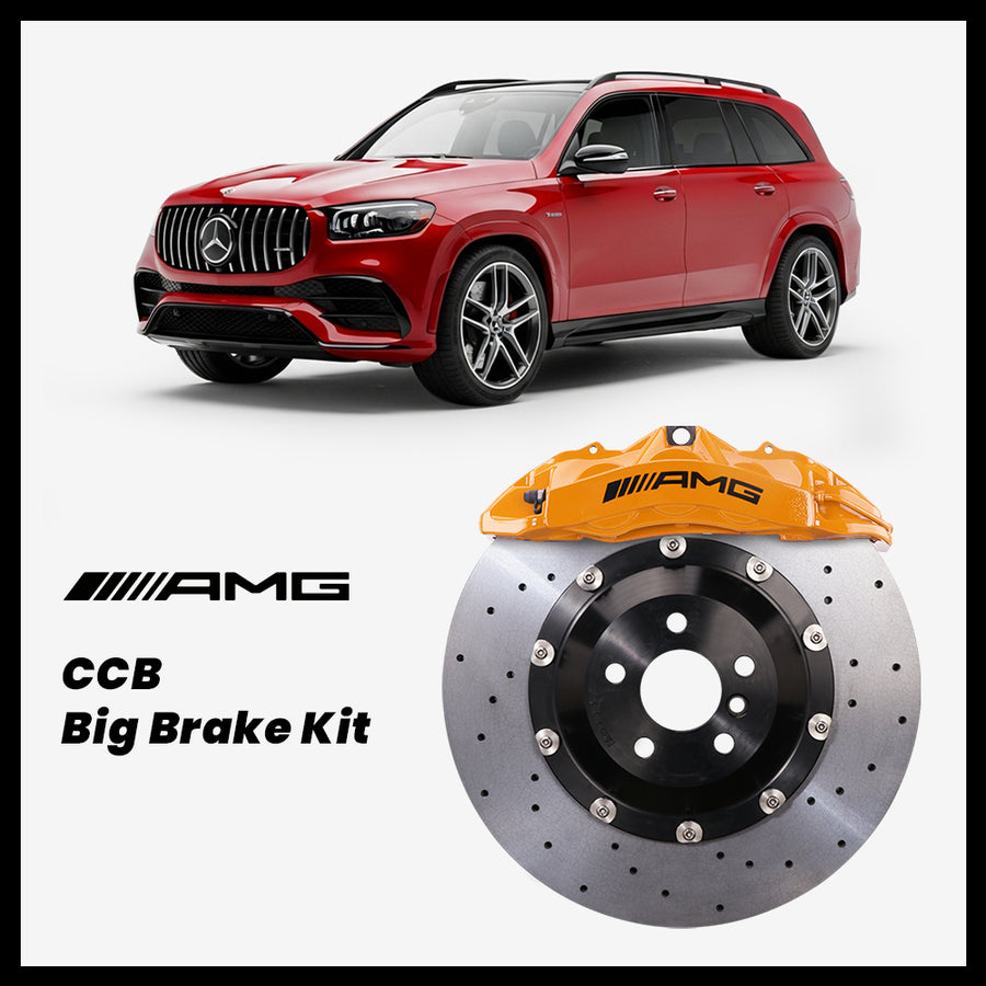 Mercedes-Benz GLS450 / GLS580 / GLS63 (X167) Brembo OEM AMG 6-Piston Caliper with 400mm CCB carbon ceramic brake rotor