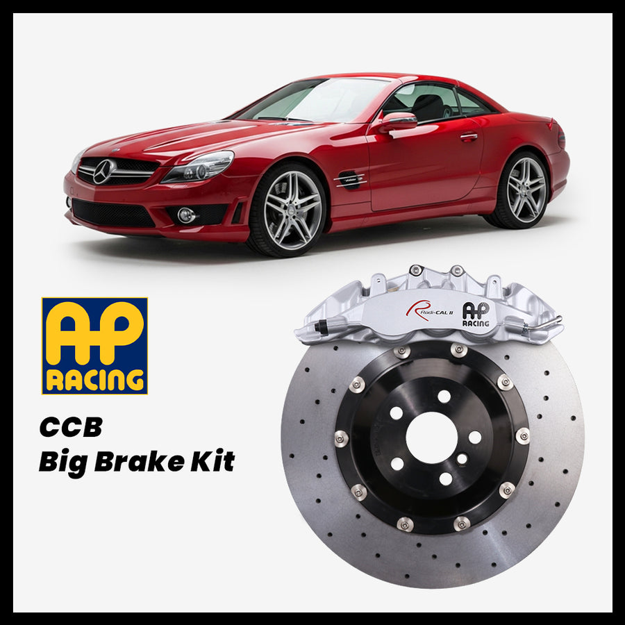 Mercedes-Benz SL350 / SL500 / SL550 / SL600 / SL55 / SL63 / SL65 (R230) AP Racing CP9560 Radi-CAL II 6-Piston Caliper with