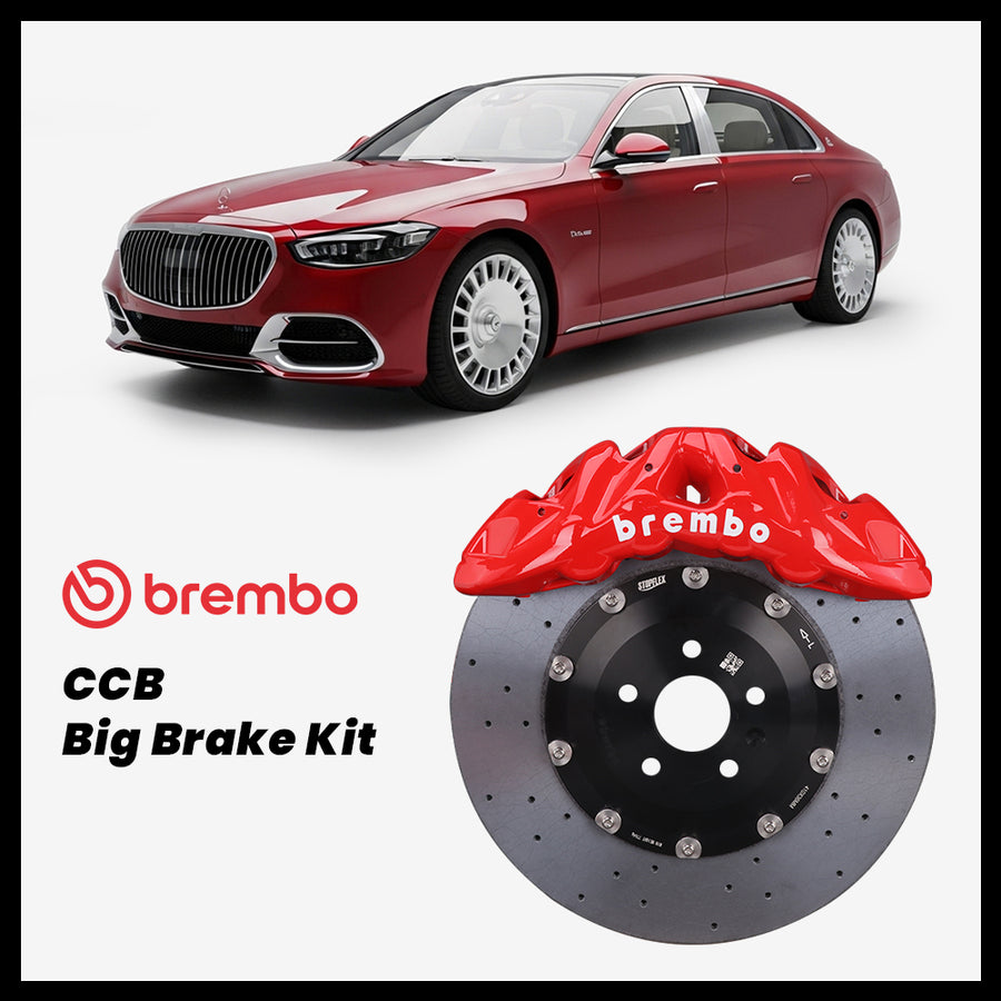 Mercedes-Maybach S580 / S680 (Z223) Brembo GT | BM8 8-Piston Caliper with 410mm CCB carbon ceramic brake rotor