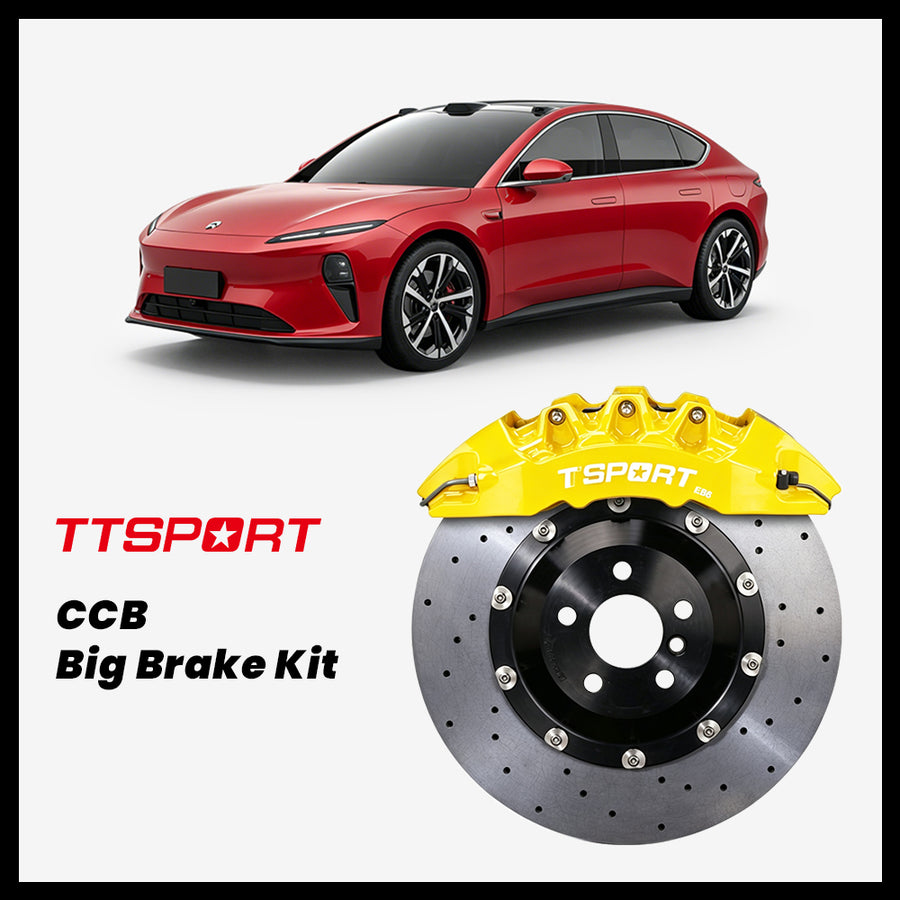 NIO ET5T / ET5 TTSPORT EB8 8-Piston Forged Caliper with 380mm CCB carbon ceramic brake rotor