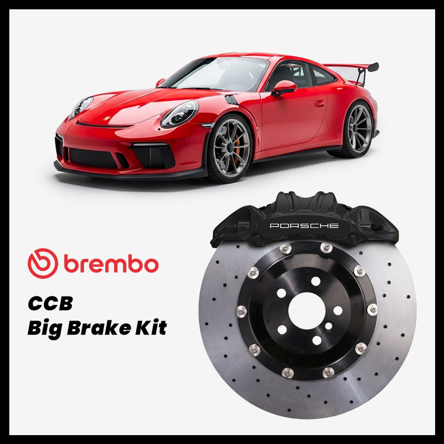 Porsche 911 (991) GT3 / RS / Touring Brembo OEM Porsche 911 GT3 6-Piston Caliper with 410mm CCB carbon ceramic brake rotor