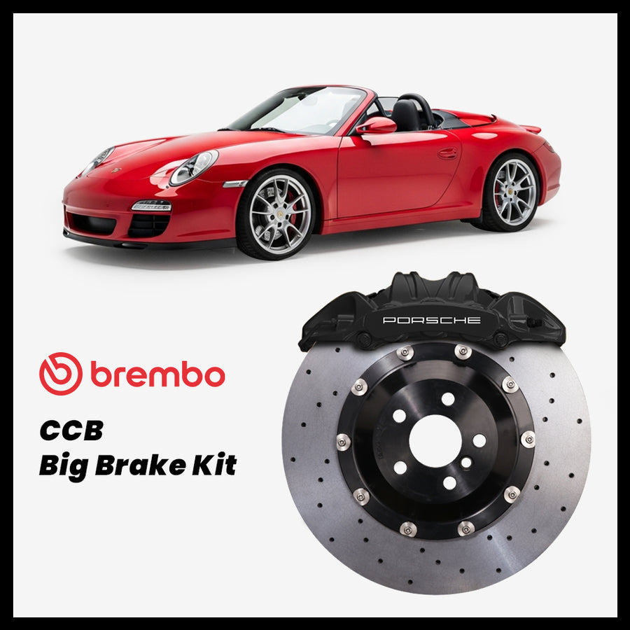 Porsche 911 (997) Sport Classic / Speedster Brembo OEM Porsche 911 GT3 6-Piston Caliper with 405mm CCB brake rotor