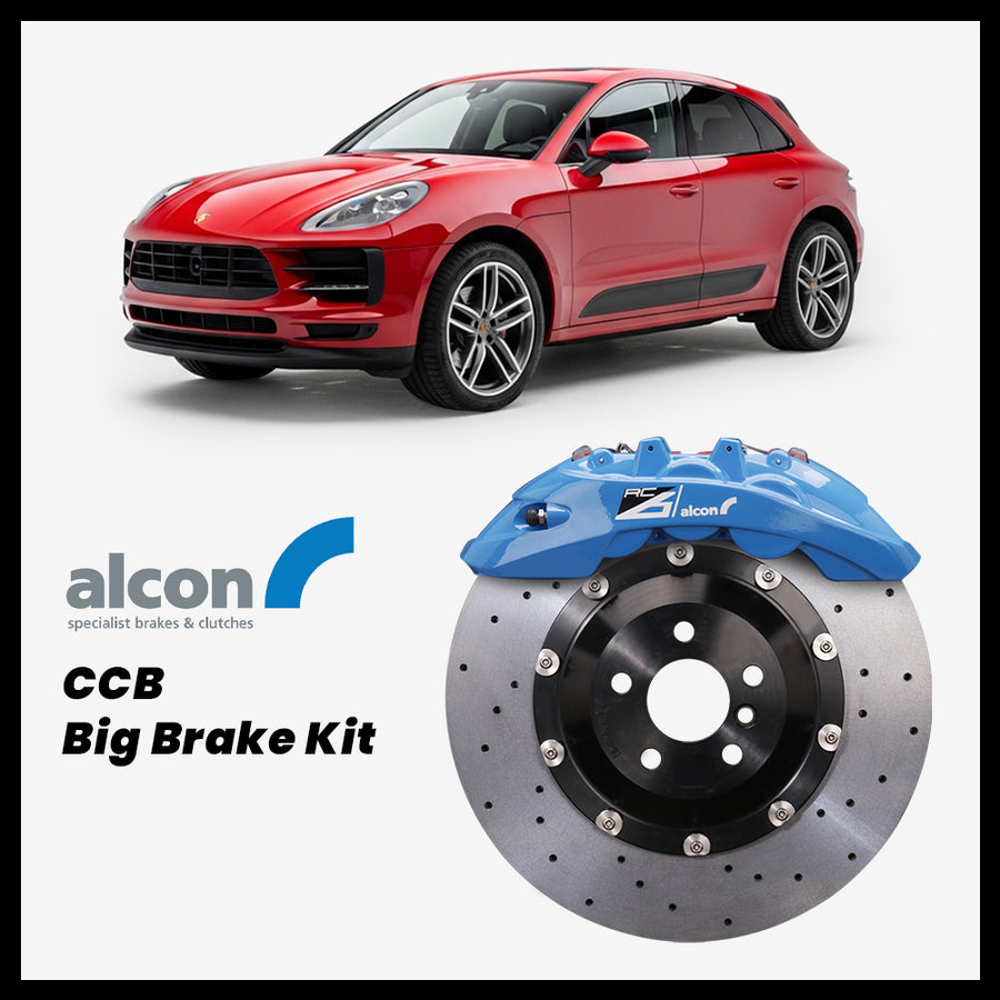 Porsche Macan (95B) / T / S Alcon RC6 6-Piston Caliper with 410mm CCB carbon ceramic brake rotor
