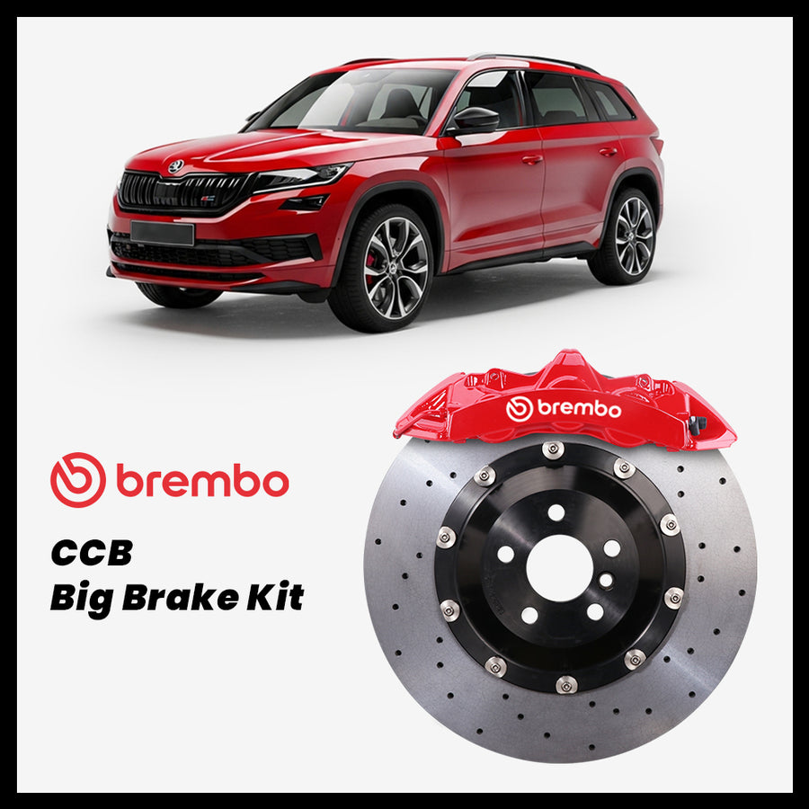 Skoda Kodiaq / RS (NS/PS) Brembo GT6 6-Piston Caliper with 380mm CCB carbon ceramic brake rotor