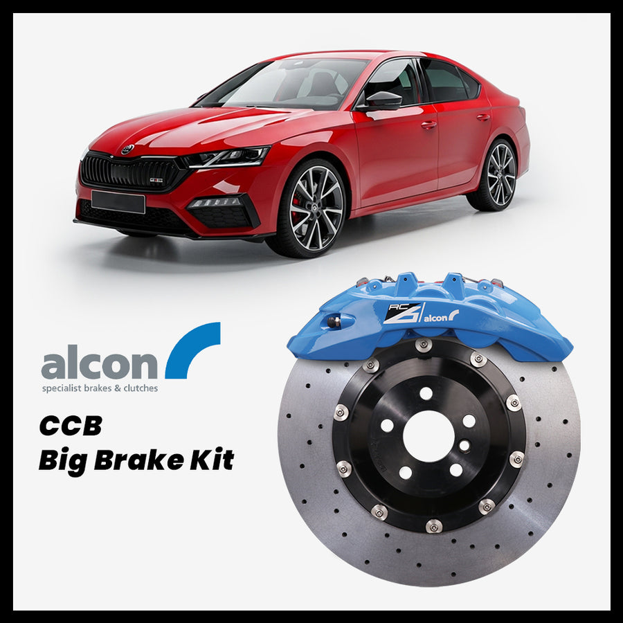 Skoda Octavia / vRS (1Z/5E/NX) Alcon RC6 6-Piston Caliper with 380mm CCB carbon ceramic brake rotor