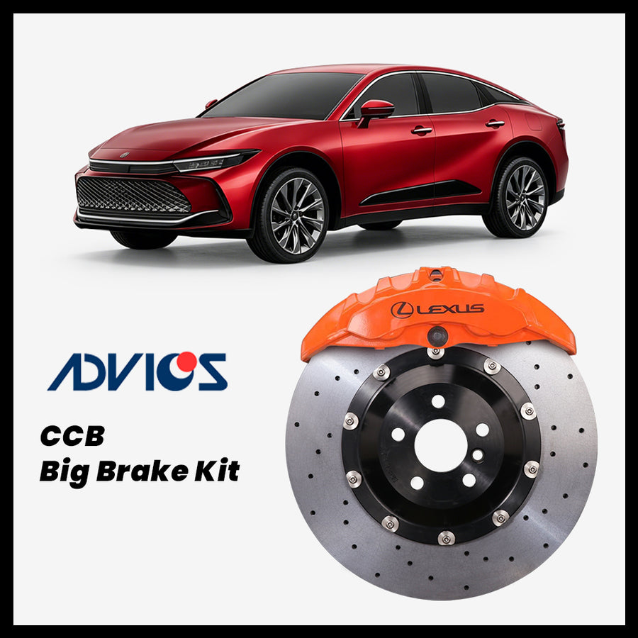 Toyota Crown Crossover (S235) Advics OEM Lexus 6-Piston Caliper with 400mm CCB carbon ceramic brake rotor