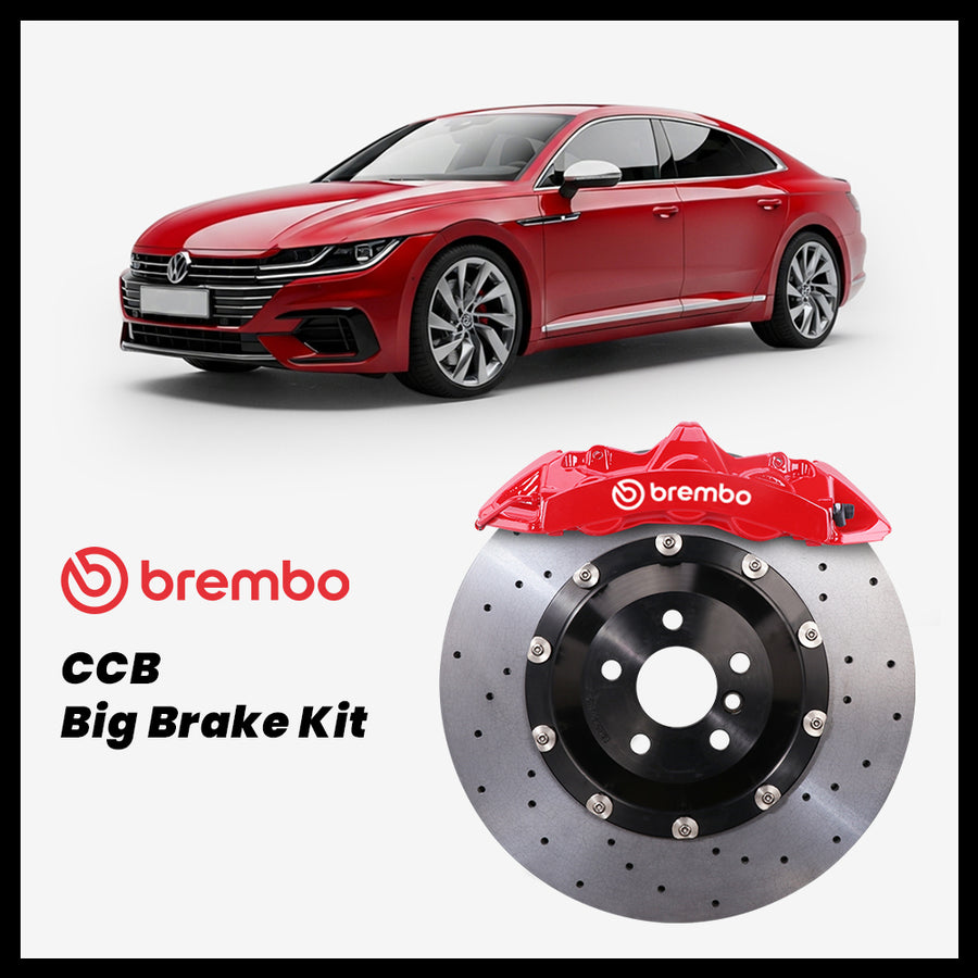 Volkswagen Arteon / R (3H) Brembo GT6 6-Piston Caliper with 380mm CCB carbon ceramic brake rotor