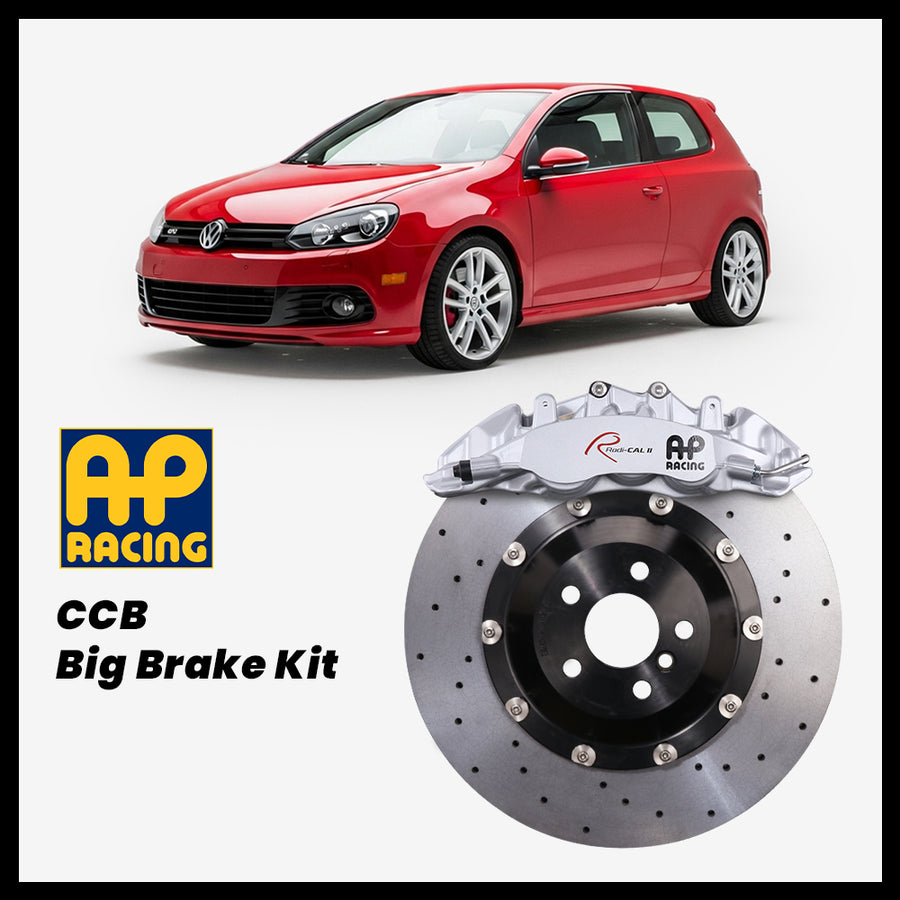 Volkswagen Golf / GTI / R (Mk5/Mk6) AP Racing CP9560 Radi-CAL II 6-Piston Caliper with 380mm CCB carbon ceramic brake rotor