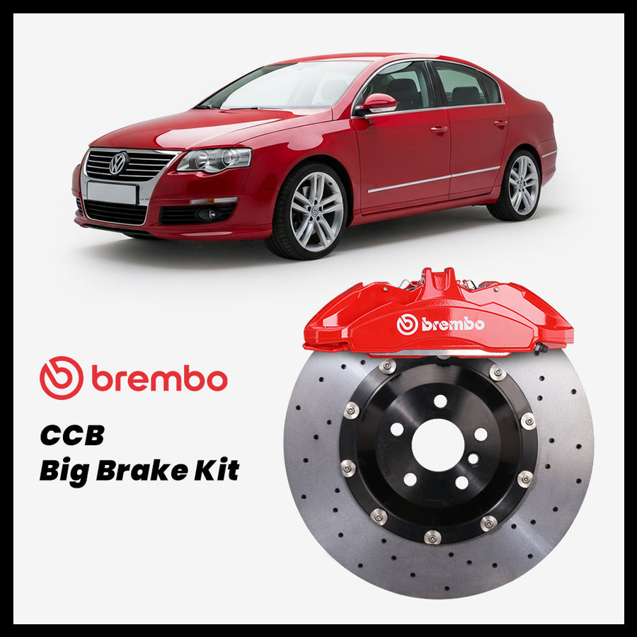 Volkswagen Passat / R36 (B6/3C) Brembo OEM Ford Shelby GT350 Mustang 6-Piston Caliper with 390mm CCB brake rotor