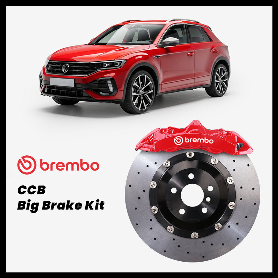 Volkswagen T-Roc / R (A1) Brembo GT6 6-Piston Caliper with 380mm CCB carbon ceramic brake rotor