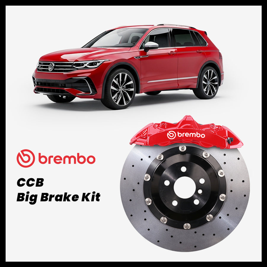 Volkswagen Tiguan / R (AD1) Brembo GT6 6-Piston Caliper with 380mm CCB carbon ceramic brake rotor
