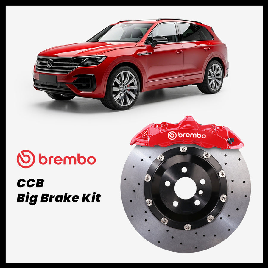 Volkswagen Touareg / R (CR) Brembo GT6 6-Piston Caliper with 380mm CCB carbon ceramic brake rotor