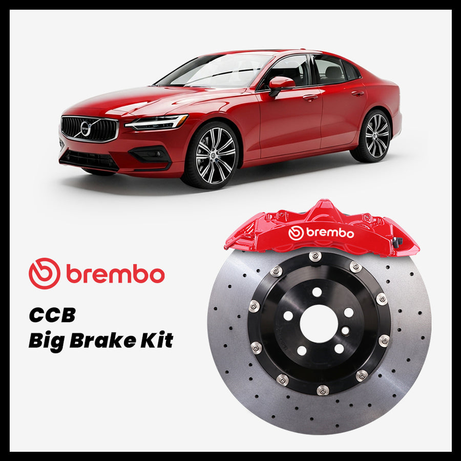Volvo S60 Brembo GT6 6-Piston Caliper with 380mm CCB carbon ceramic brake rotor