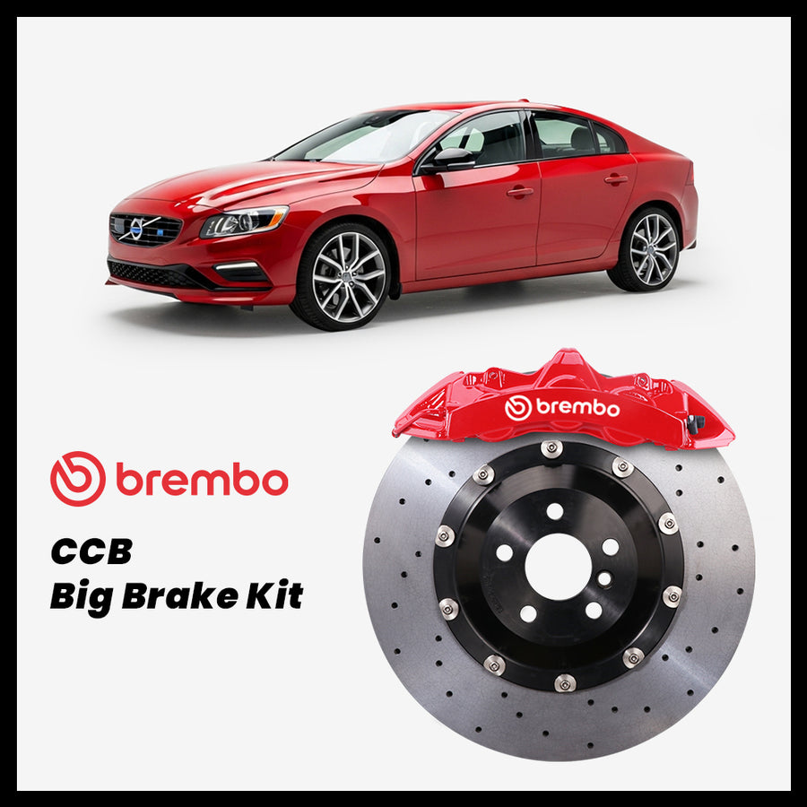 Volvo S60 / Polestar (134/P3) Brembo GT6 6-Piston Caliper with 380mm CCB carbon ceramic brake rotor