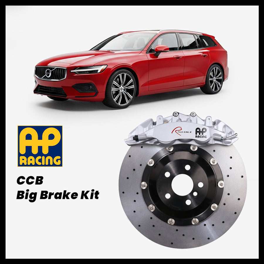 Volvo V60 AP Racing CP9560 Radi-CAL II 6-Piston Caliper with 380mm CCB carbon ceramic brake rotor